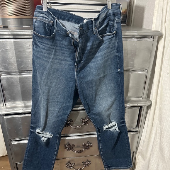 Good American good legs cigarette jeans - Picture 4 of 5